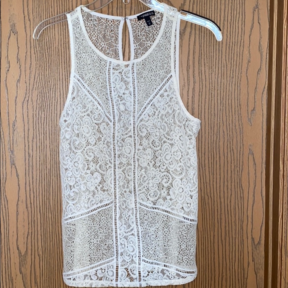 Express Lace tank top